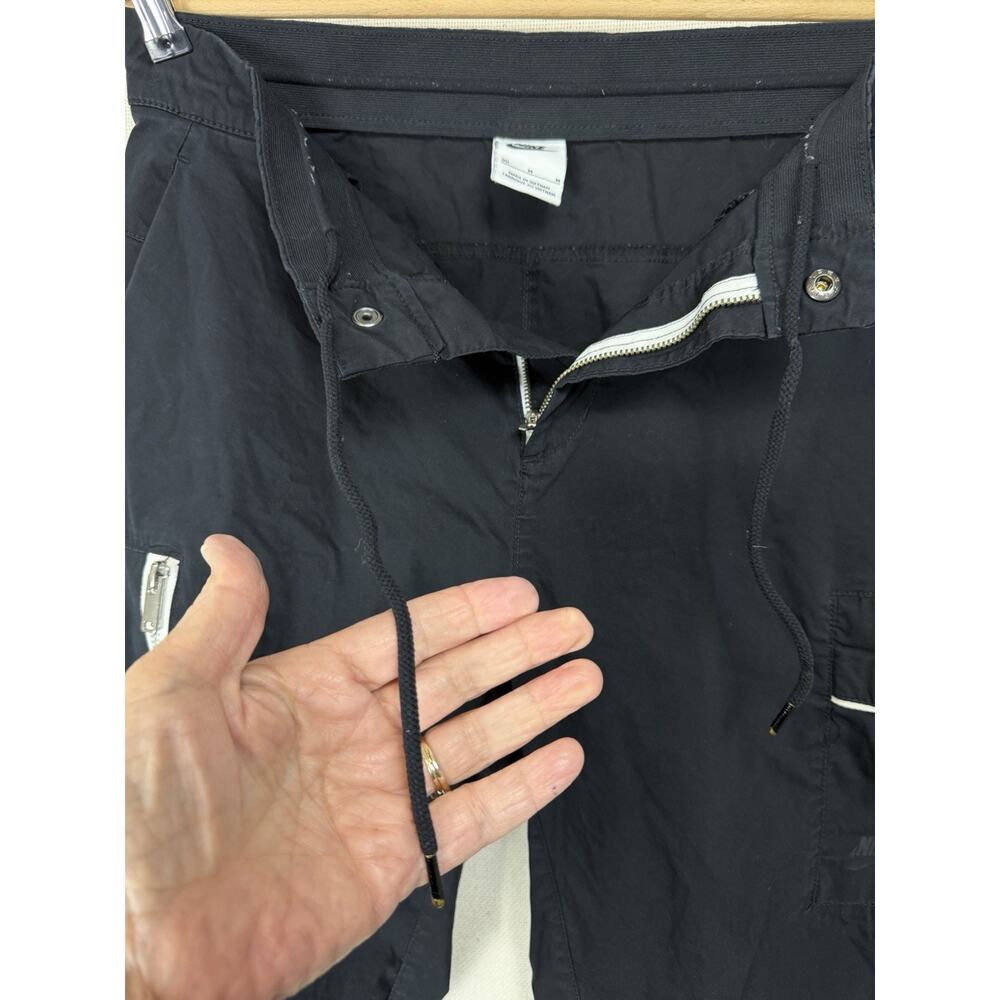Nike Black Joggers with White Zip Accent - Picture 8 of 15